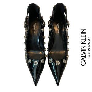 Calvin Klein 205w39NYC | Black Patent Leather Pumps, Size 36